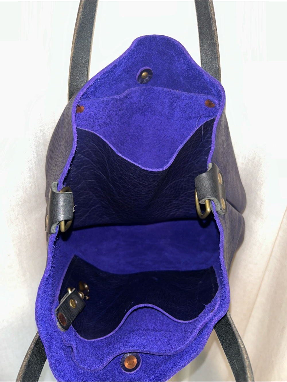 New Go Forth Goods small Avery tote Violet - Picture 3 of 6